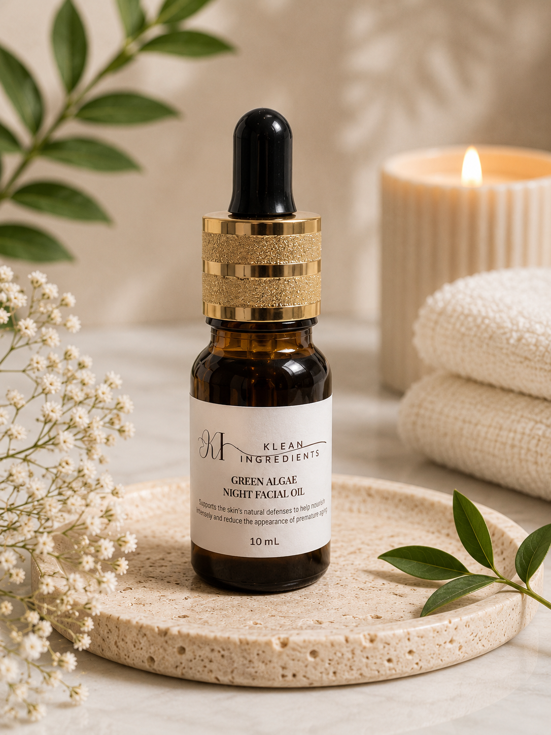 GREEN ALGAE NIGHT OIL